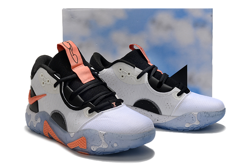 2022 Nike PG 6 Grey Black Orange Shoes